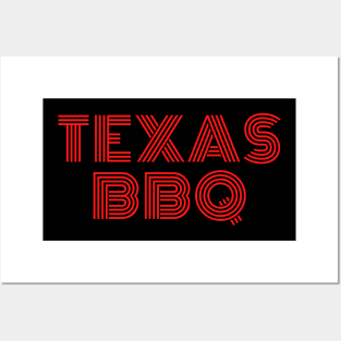 Texas BBQ Posters and Art